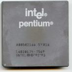 Процессор Socket-7 Intel Pentium 166MHz A80502166 SY016 Malay керамика "!"