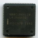 Процессор Intel 80188 N80C188XL20 PLCC68 "!"