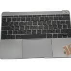 Топкейс с клавиатурой и тачем для ноутбука Apple MacBook A1534 "!"
