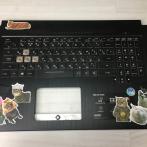 Топкейс с клавиатурой для ноутбука Asus FX705GE одна гайка подклеена "!"