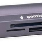 Картридер внешний Gembird FD2-MSD-5, USB2.0, считыватель SD, TF,MS,M2 алюминий