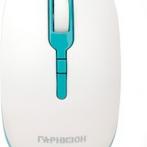 Мышь Гарнизон GMW-460-2 беспроводная, USB, белый/бирюзовый