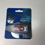 Флешка USB 32Gb, USB 3.2, Netac UM2 Red