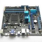 Материнская плата S-AM3+ ASUS M5A78L-M PLUS/USB3, AMD760/4XDDR3/DVI/VGA/HDMI/SB/Lan/mATX без планки "!"