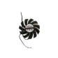 Вентилятор для видеокарты ASUS GTX 660, 750, 760, 1050 Ti, R7 260X, 3Pin+4Pin, 75mm, №2, FAN-GP-14