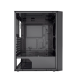 Корпус PCCOOLER MA100 MESH BK, без бп, ATX, черный, 3x 120mm ARGB